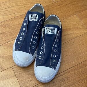 Converse All Star Navy Blue Slip-On Chucks